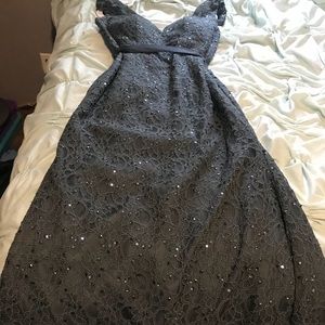 Mori Lee formal bridesmaid dress